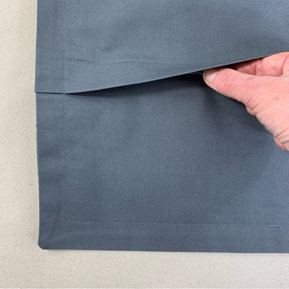 Pair P Kaufmann Waverly Gray Fretwork Geometric Lattice Trellis Pillow Covers - Picture 7 of 9